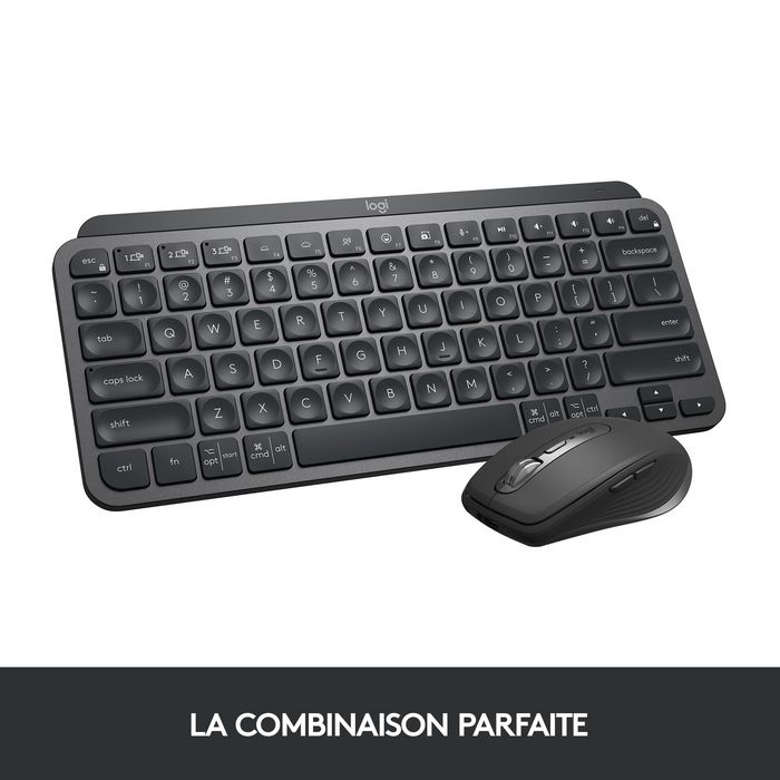 Logitech MX Keys Mini Teclado Inalámbrico con Retroiluminación Grafito QWERTY Inglés Reino Unido Logitech MX Keys Mini Teclado Inalámbrico con Retroiluminación Grafito QWERTY Inglés Reino Unido