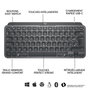 Logitech MX Keys Mini Teclado Inalámbrico con Retroiluminación Grafito QWERTY Inglés Reino Unido