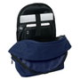 Safta Mochila Doble Munich Basics para Portátil 15,6'' con USB - Marino
