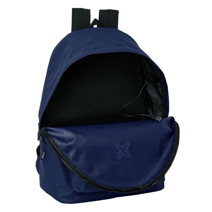 Safta Mochila Doble Munich Basics para Portátil 15,6'' con USB - Marino