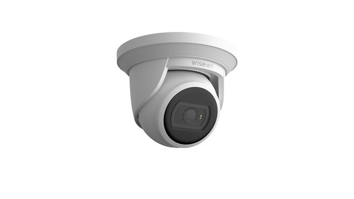 Hanwha A Series Cámara IP Turret 2MP 3mm IR20 WDR IP66 PoE Wisenet