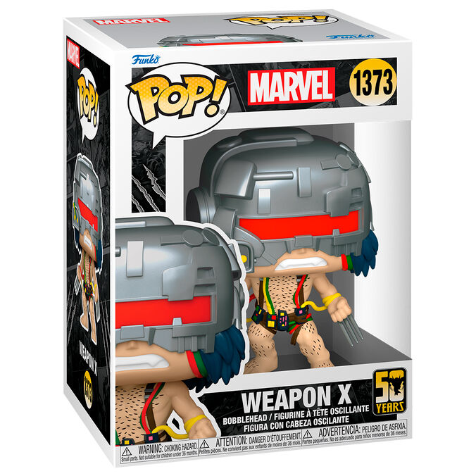 Funko Figura POP Marvel Wolverine 50th Anniversary - Weapon X Vinilo 9cm Caja Regalo Funko Figura POP Marvel Wolverine 50th Anniversary - Weapon X Vinilo 9cm Caja Regalo