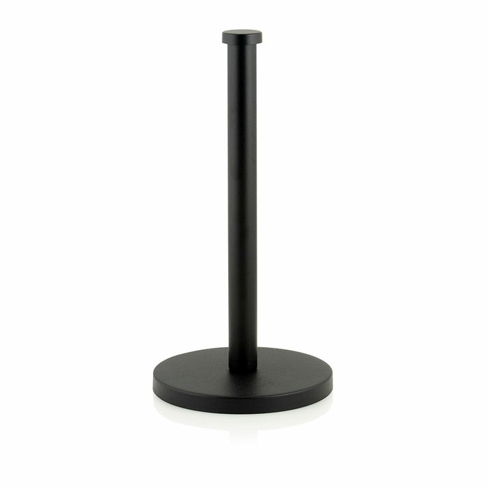 Andrea House Portarrollos de metal negro mate ø16 x 32 cm