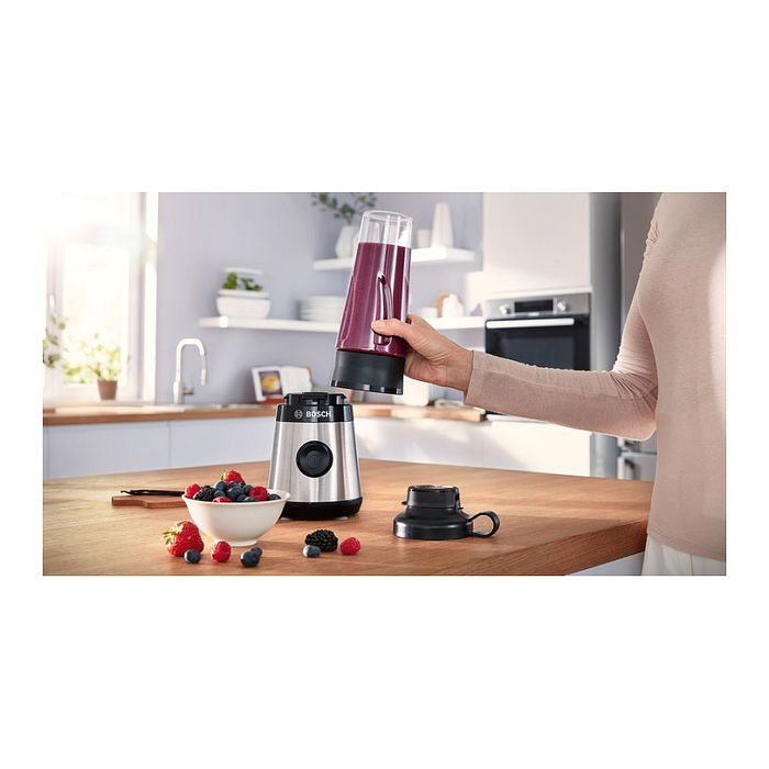 Bosch MMB2111M Batidora de Vaso 0,6L 450W Acero Inoxidable Tritan Negro Bosch MMB2111M Batidora de Vaso 0,6L 450W Acero Inoxidable Tritan Negro