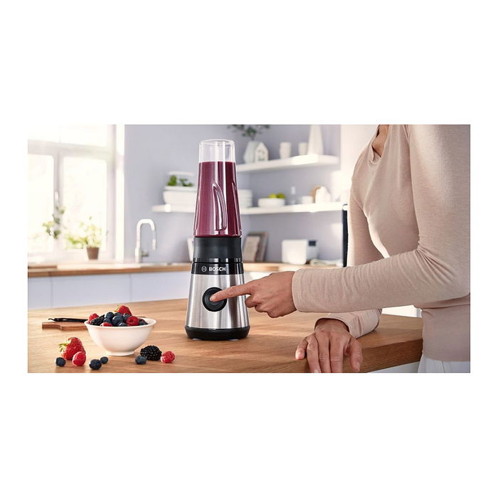 Bosch MMB2111M Batidora de Vaso 0,6L 450W Acero Inoxidable Tritan Negro Bosch MMB2111M Batidora de Vaso 0,6L 450W Acero Inoxidable Tritan Negro