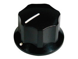 Botón Boston Negro Grande