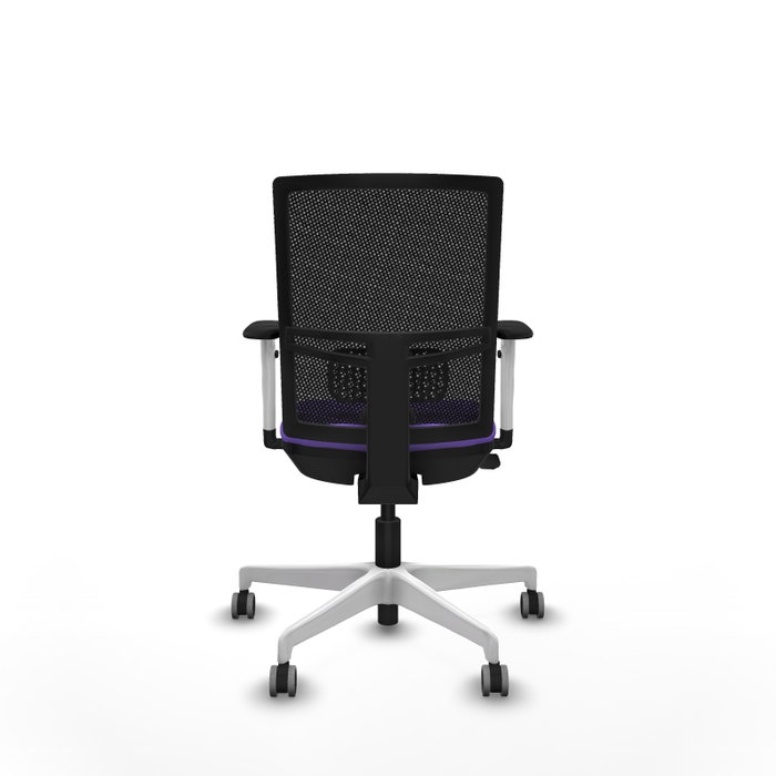 PIQUERAS Y CRESPO Silla de oficina Yunquera con mecanismo Sincro/Traslack, Lila y Negro PIQUERAS Y CRESPO Silla de oficina Yunquera con mecanismo Sincro/Traslack, Lila y Negro