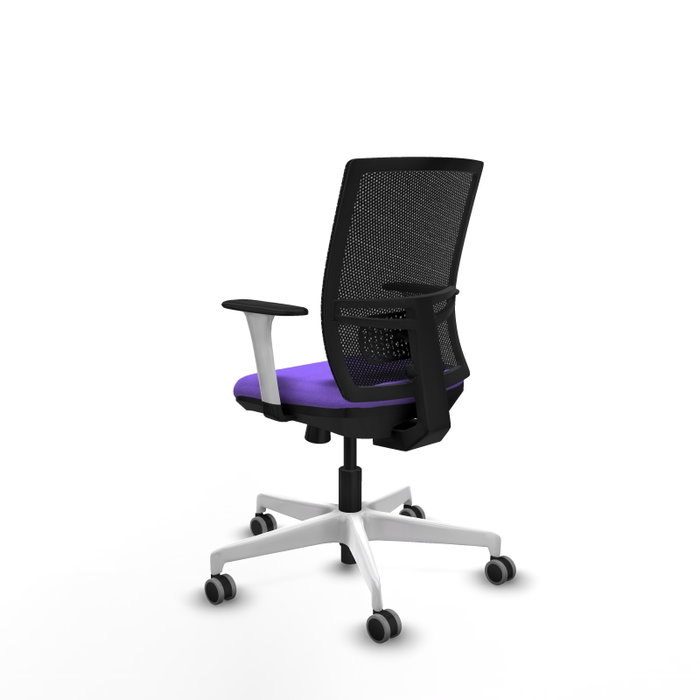 PIQUERAS Y CRESPO Silla de oficina Yunquera con mecanismo Sincro/Traslack, Lila y Negro PIQUERAS Y CRESPO Silla de oficina Yunquera con mecanismo Sincro/Traslack, Lila y Negro