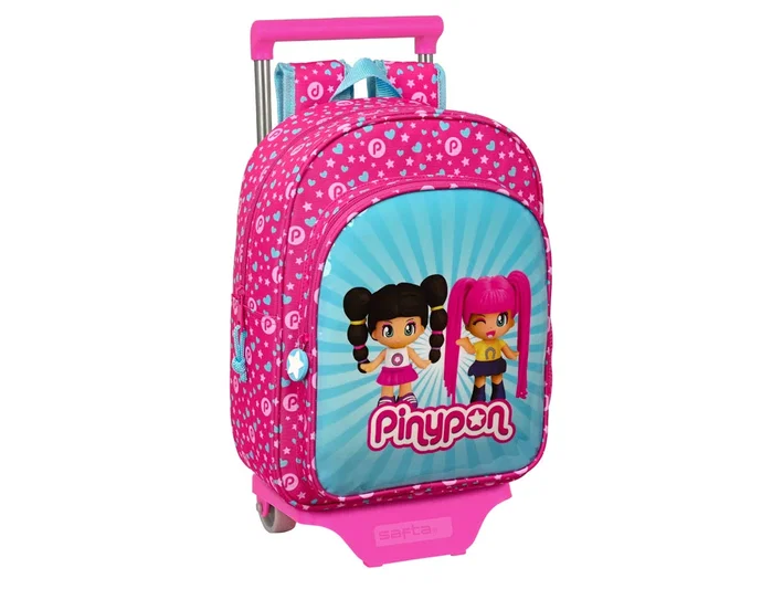 Safta Mochila con Carro Pin y Pon Rosa y Azul