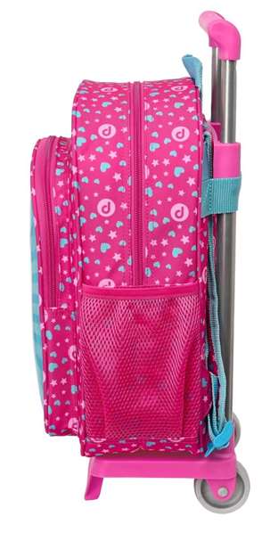 Safta Mochila 185+Carro 705 Pinypon 26x34x11cm Poliéster 300D