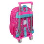 Mochila Escolar con Ruedas Pinypon Azul Rosa 26 x 34 x 11 cm