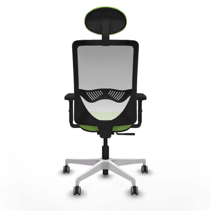 PIQUERAS Y CRESPO Silla de oficina Zulema Pistacho y Blanco PIQUERAS Y CRESPO Silla de oficina Zulema Pistacho y Blanco