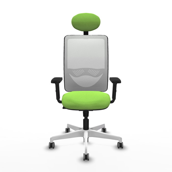 PIQUERAS Y CRESPO Silla de oficina Zulema Pistacho y Blanco PIQUERAS Y CRESPO Silla de oficina Zulema Pistacho y Blanco
