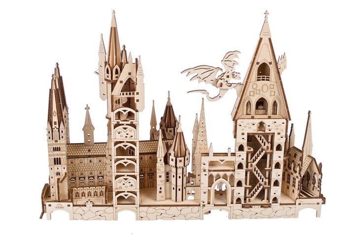Ugears Harry Potter Maqueta de madera Castillo de Hogwarts Ugears Harry Potter Maqueta de madera Castillo de Hogwarts