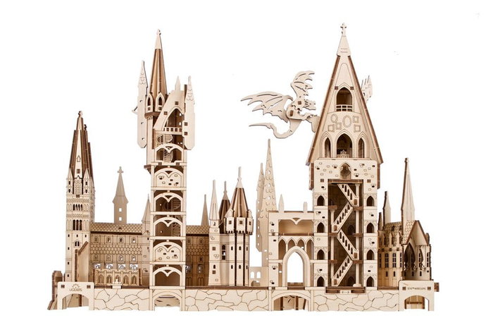 Ugears Harry Potter Maqueta de madera Castillo de Hogwarts Ugears Harry Potter Maqueta de madera Castillo de Hogwarts