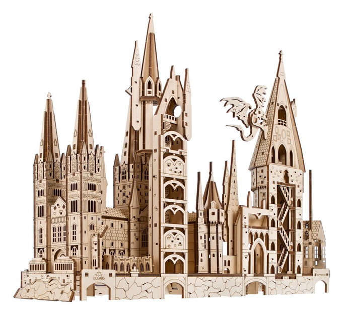 Ugears Harry Potter Maqueta de madera Castillo de Hogwarts Ugears Harry Potter Maqueta de madera Castillo de Hogwarts