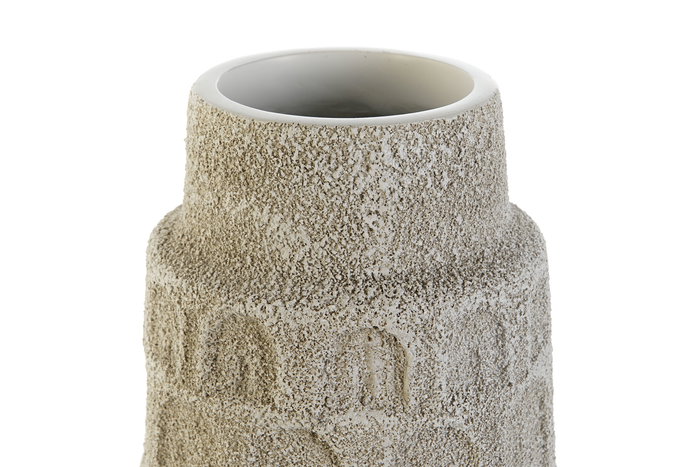 DKD Home Decor Jarrón Romántico Blanco 15 x 41 x 15 cm