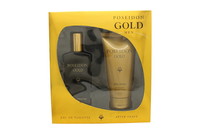 Instituto Español Posseidon Gold Men Gift Set 100ml EDT Spray + 100ml Aftershave Instituto Español Posseidon Gold Men Gift Set 100ml EDT Spray + 100ml Aftershave