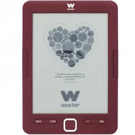Woxter eBook Scribe 195 Red, libro electrónico en color rojo