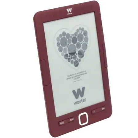 Woxter eBook Scribe 195 Red, libro electrónico en color rojo