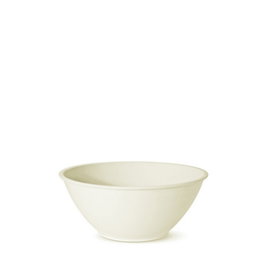 Bioworks Ensaladera de Bambú Bio Crema 27 cm (40 Unidades) - Un Solo Uso