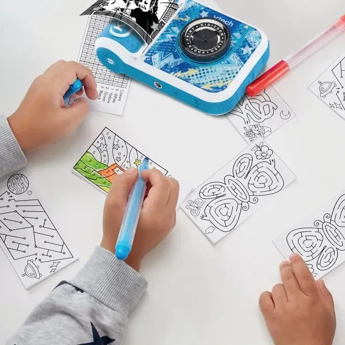 Vtech VTE3417765491153 Kidizoom Print Cam Graffiti Azul - Idioma francés