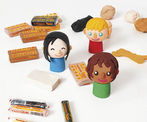 JOVI Estuche de Plastilina Multicultural 6 Barras de 15g