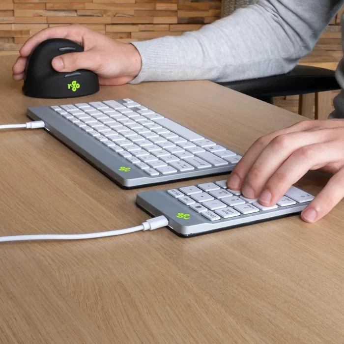 R-Go Tools Numpad Break RGOCONMWDWH Blanco