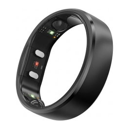 RingConn Smart Ring Gen2 Talla 8 Negro Mate - Anillo Inteligente Fitness y Sueño con Monitor de Frecuencia Cardíaca