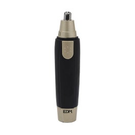 Edm Cortador de vello facial a pilas Negro / gris
