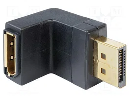 DeLOCK 65382 Adaptador DisplayPort macho a DisplayPort hembra angulado