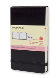 Moleskine ARTMM803 Álbum de Acuarela Negro, 9x14cm