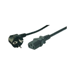 LogiLink CP095 Cable de alimentación CEE7/7 a C13 de 3m, Negro