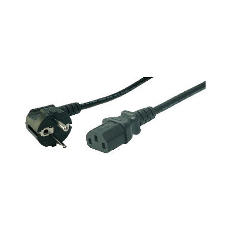 LogiLink CP095 Cable de alimentación CEE7/7 a C13, 3m, Negro LogiLink CP095 Cable de alimentación CEE7/7 a C13, 3m, Negro