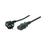 LogiLink CP095 Cable de alimentación CEE7/7 a C13, 3m, Negro