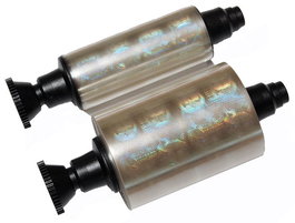 Evolis R4002 Cinta de Barniz Holográfico Diseño Globo Genérico, 350 imágenes, para Evolis Pebble 4 / Dualys 3 / Securion