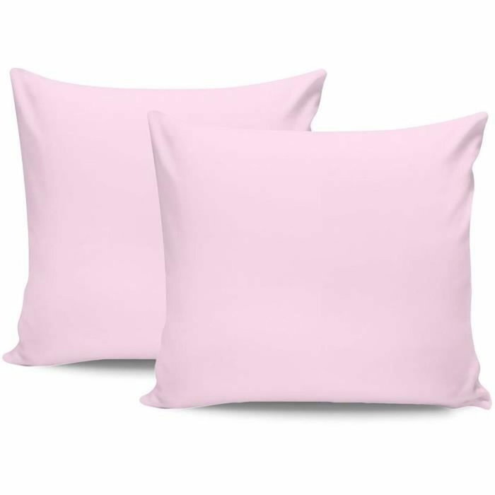 Aucune Juego de Cama Rosa de 100% Algodón Satén con Funda Nórdica y 2 Fundas de Almohada Aucune Juego de Cama Rosa de 100% Algodón Satén con Funda Nórdica y 2 Fundas de Almohada
