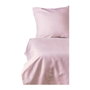 Aucune Juego de Cama Rosa de 100% Algodón Satén con Funda Nórdica y 2 Fundas de Almohada