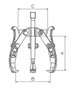 Extractor Forza3 Patas Reversibles135X185