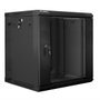 Lanberg WF02-6612-10B Armario Rack 12U Negro