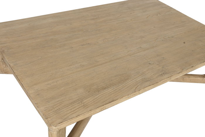DKD Home Decor Antik china top Mesa Centro Natural Olmo macizo 109 x 41 x 170 cm