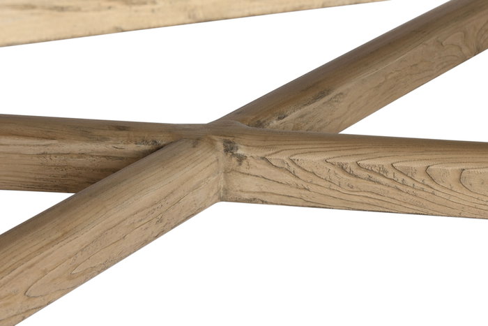 DKD Home Decor Antik china top Mesa Centro Natural Olmo macizo 109 x 41 x 170 cm