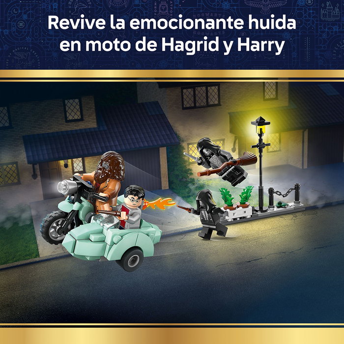 LEGO Harry Potter Hagrid y Harry: Huida de Privet Drive 76459
