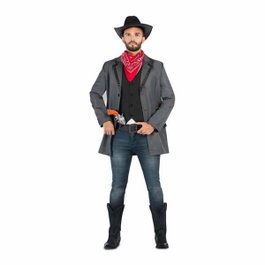 My Other Me Disfraz Pistolero Rebelde Talla M con Sombrero, Bandana, Chaqueta, Chaleco y Cinturón