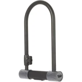 Yale Cerradura U de Seguridad Bicicleta ATV Certificación Secure Silver 230x115x13mm
