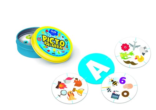 Juego Imagiland Cartas Redondas Funtastic Picto Palabra Juego Imagiland Cartas Redondas Funtastic Picto Palabra