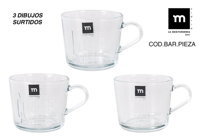 La Mediterranea Taza Jumbo 450ml Colección Megan (36 Unidades) Diseños Surtidos La Mediterranea Taza Jumbo 450ml Colección Megan (36 Unidades) Diseños Surtidos