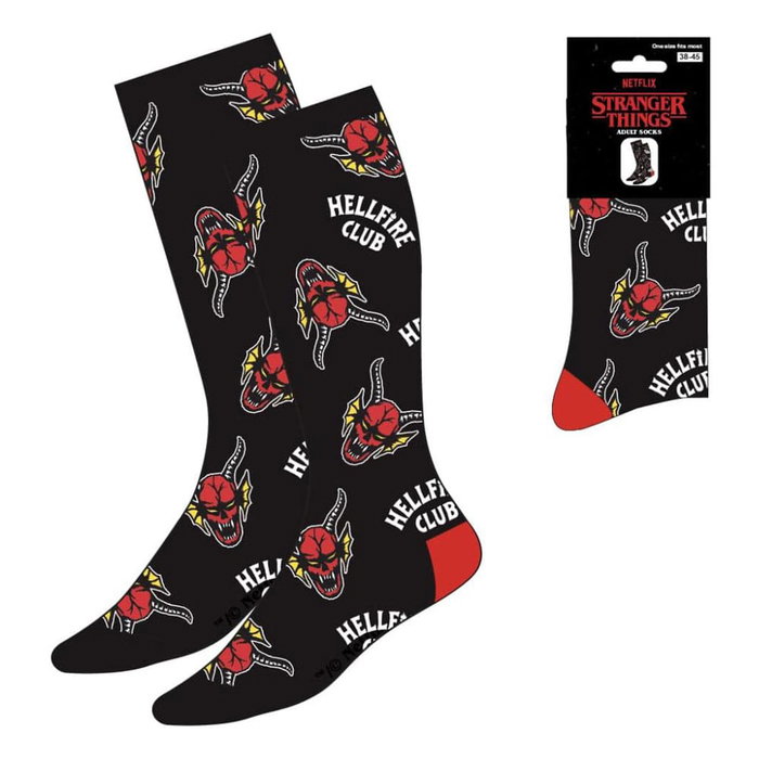 Cerdá Calcetines Stranger Things Hellfire Club AOP Talla 38-45