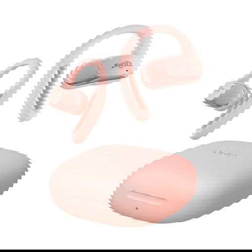 Shokz OpenFit Air Auriculares Inalámbricos Deportivos para Llamadas y Música en Color Rosa