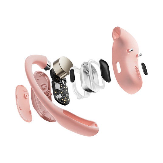 Shokz OpenFit Air Auriculares Inalámbricos Deportivos para Llamadas y Música en Color Rosa